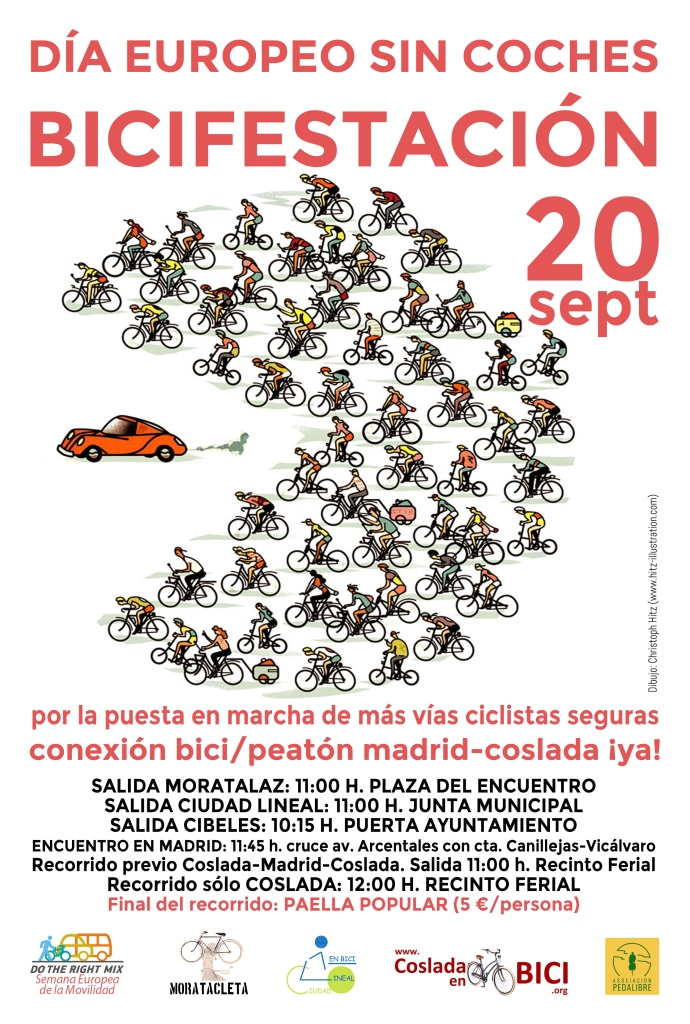 BICIFESTACIÓN. 20 sept. Conexión bici-peatón Madrid-Coslada Ya (1)
